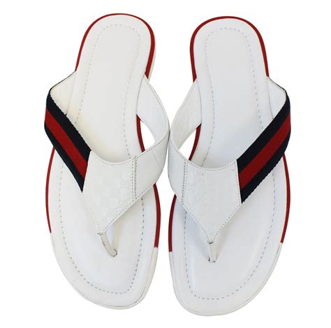 white gucci flip flop|Gucci Flip Flops for cheap.